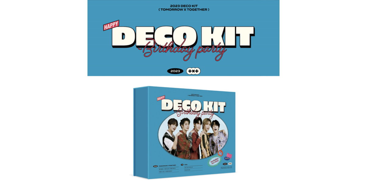 TXT Deco Kit 2023 (Happy Birthday Party)